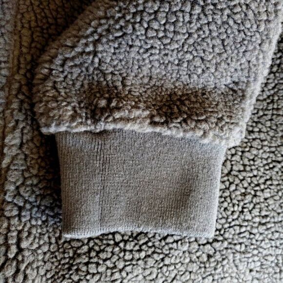J. Crew Grey Fleece Pullover Sweatshirt Size XS - Picture 7 of 11